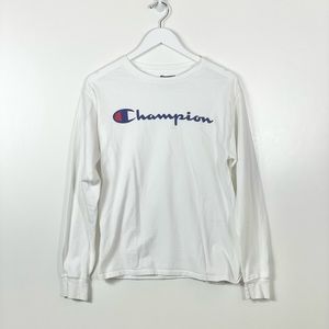 Champion spell out medium long sleeve shirt